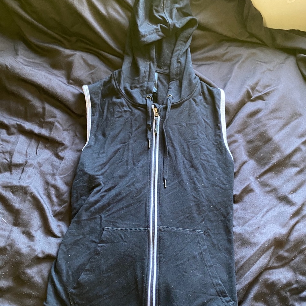 Zippered, Hooded, Workout T